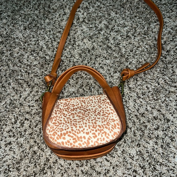 Madewell Tan and Cream Crossbody Bag - Picture 3 of 4